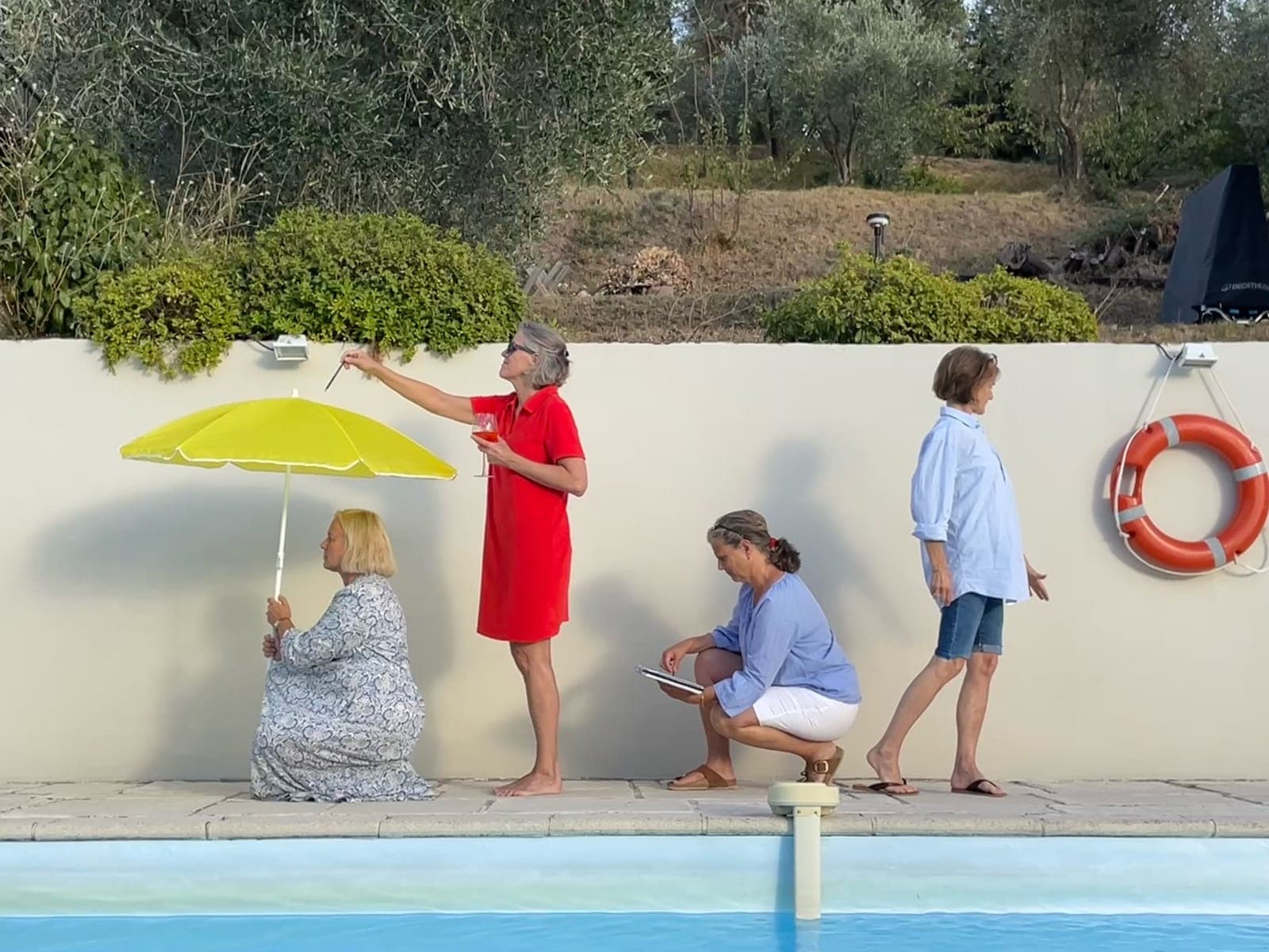 Am Pool