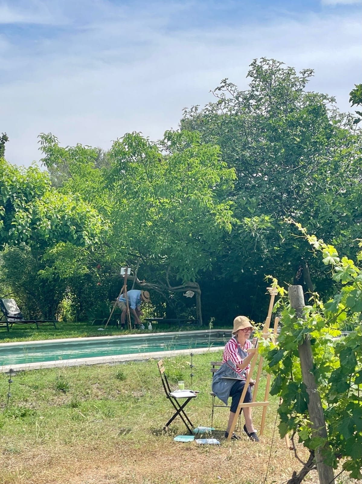 In den Weinbergen